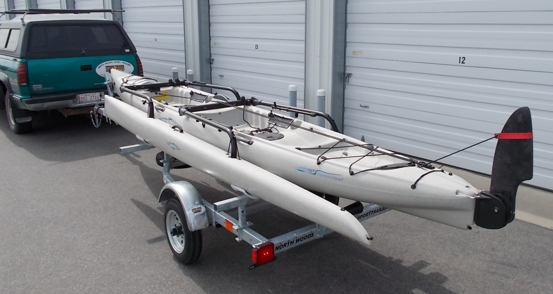 Single Tandem Island Hobie Kayak EZ Build Trailer 