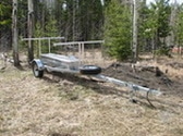 2 place canoe trailers