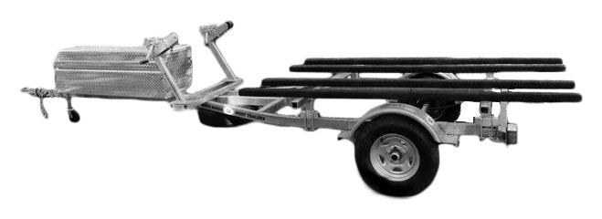 DOUBLE FISHING KAYAK TRAILER - 12/14 2 Kayaks with or without Storage -  North Woods Sport Trailers